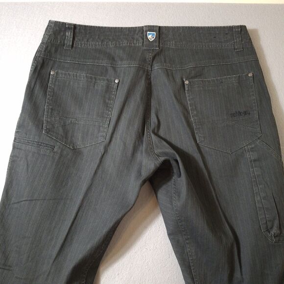 Kuhl Hi Lo Cord Vintage Patina Dye Pants Mens Sz 40x32 Black Outdoor Hiking 5165 - Picture 13 of 15